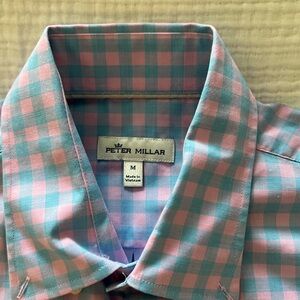Men’s medium Peter Millar short sleeve button down